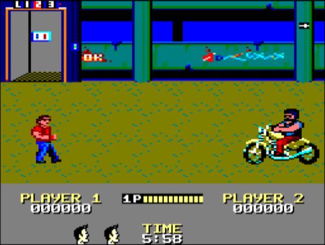 Target Renegade - Amstrad CPC game screenshot (1988) by Imagine Software